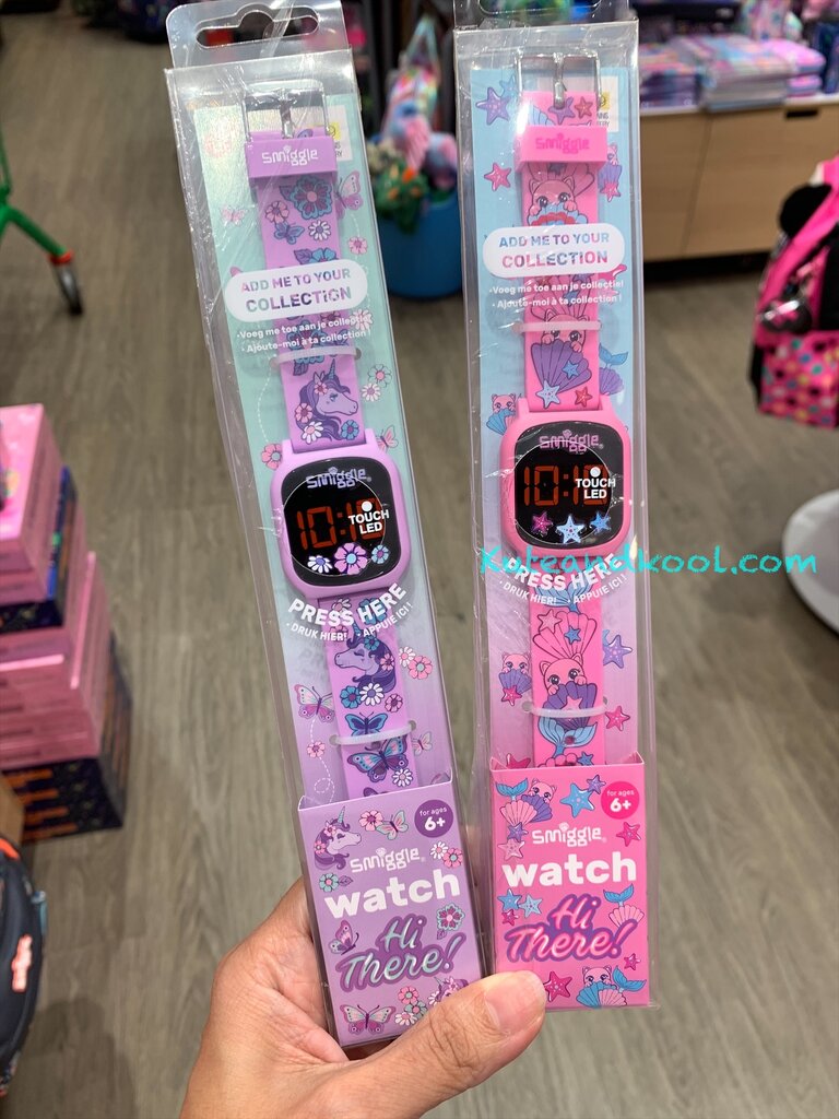 นาฬิกา ดิจิตอล Smiggle Digital watch Hi There Lazada.co.th
