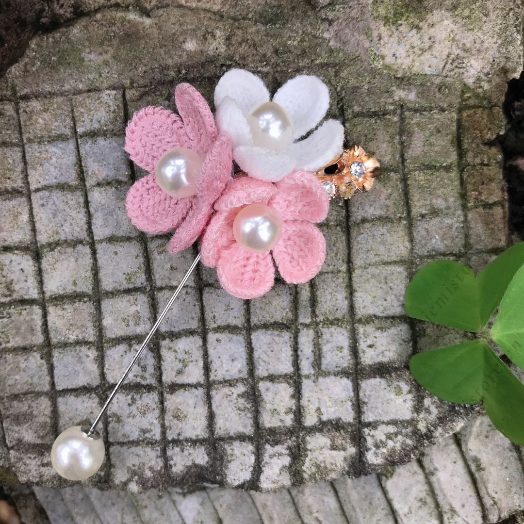 Hoa cài áo - Trâm cài áo nữ handmade (hình thật)