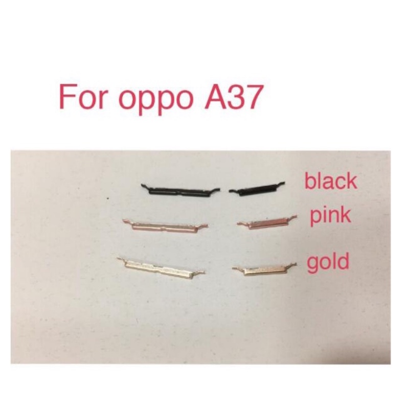 For OPPO A37 A5S A33 F5 A83 F9 Power On Off Volume Switch Key Button Phone Replacement Spare Parts. 