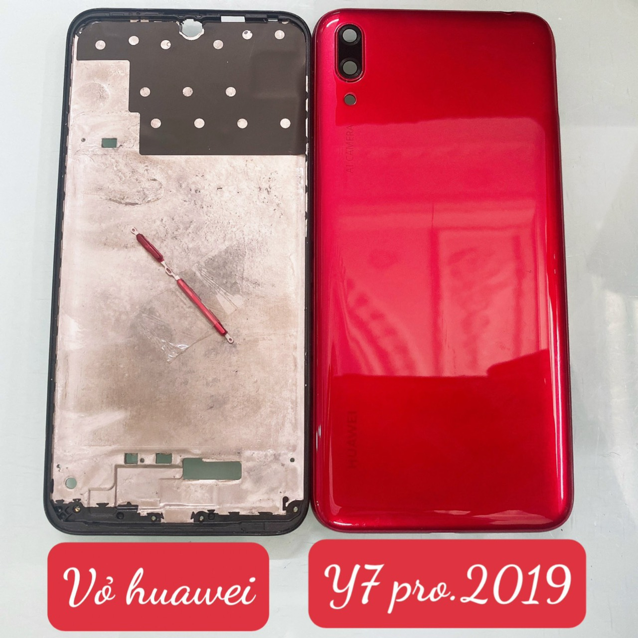 Vỏ bộ huawei y7 pro 2019 - lưng bộ huawei y7 pro 2019 - nắp pin huawei y7 pro 2019 có khung sườn