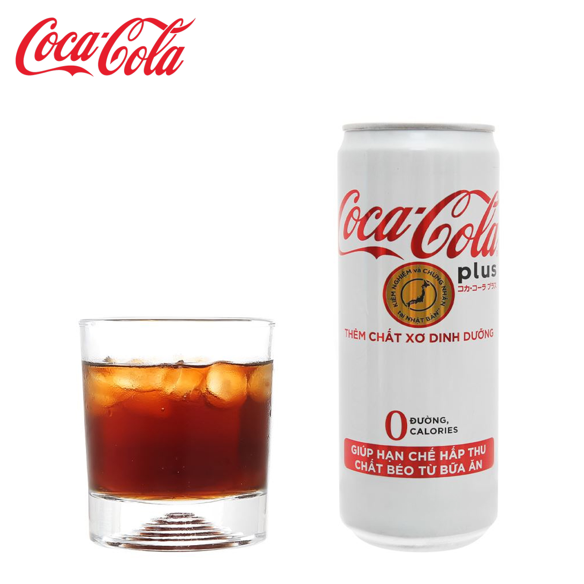 THÙNG 24 LON NƯỚC GIẢI KHÁT COCA COLA PLUS 320ML