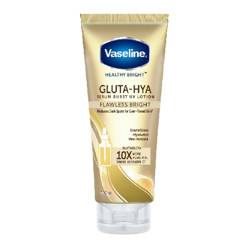 Sữa dưỡng thể vaseline healthy bright gluta hya serum 10x thái lan 330ml