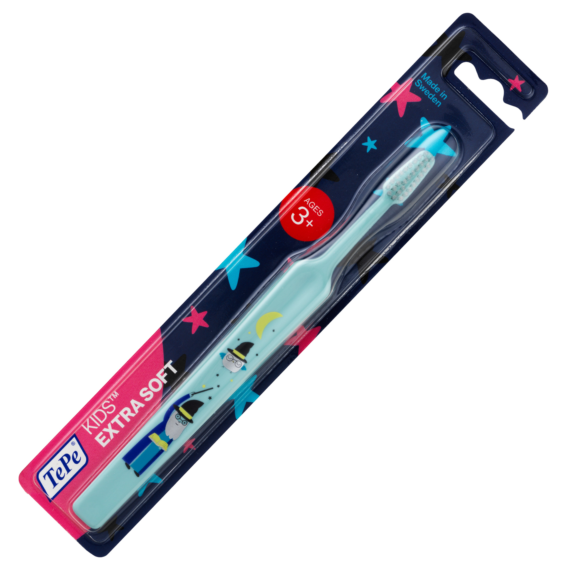 Bàn chải đánh răng cho bé từ 3 tuổi siêu mềm - Tepe Kid Extra Soft - Cao cấp từ Thụy Điển