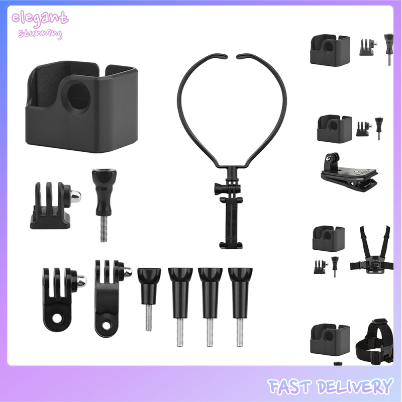 Elegantstunning gậy selfie Adapter xách tay Bộ chuyển đổi Camera thiết bị bảo vệ khung gắn kết giá mở rộng tương thích cho Osmo Túi 3 máy ảnh