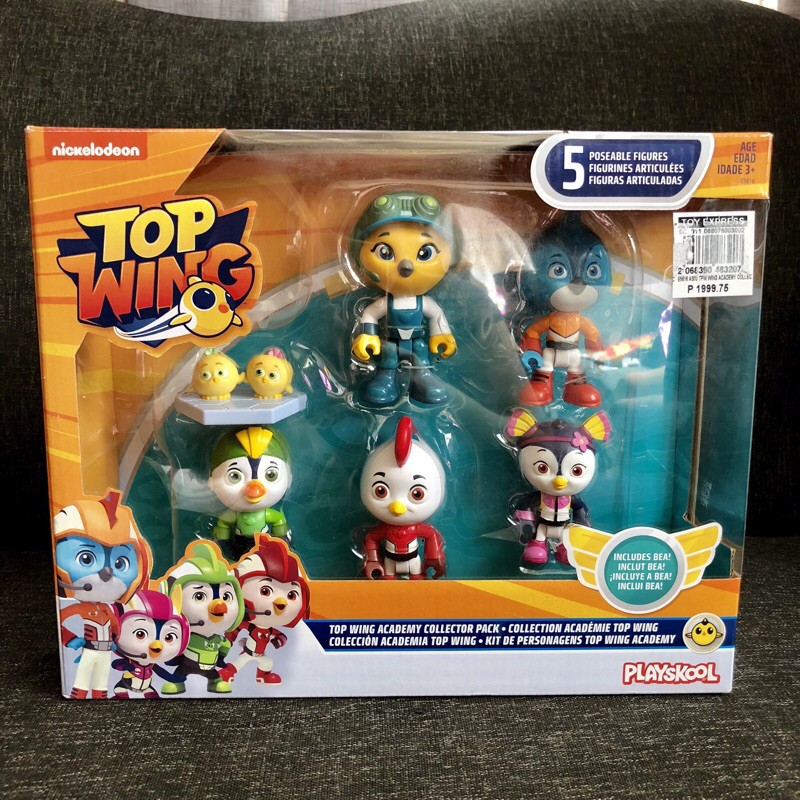 Authentic Nick Jr. Top Wing 6Character Collection Pack Playskool