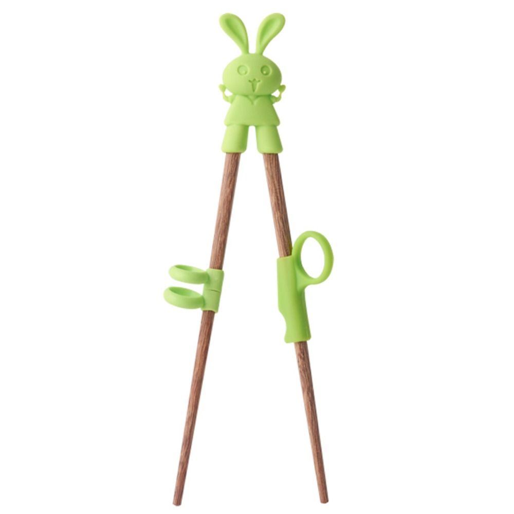DILASSO Eating Practice Chopsticks Kids Holding Chopsticks Correcting Ring Kitchen Tableware Silicone Eating Practice Chopsticks Accessories Portable Finger Sets Kitchen Tableware Kids Enlightenment