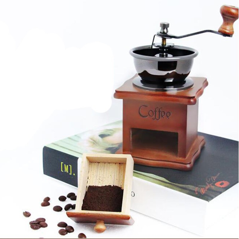 Máy xay cà phê mini kiểu dáng cổ điển Dụng cụ barista
