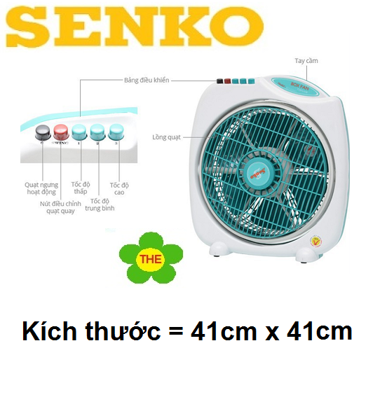 Quạt hộp Senko BD8860 (Xanh)