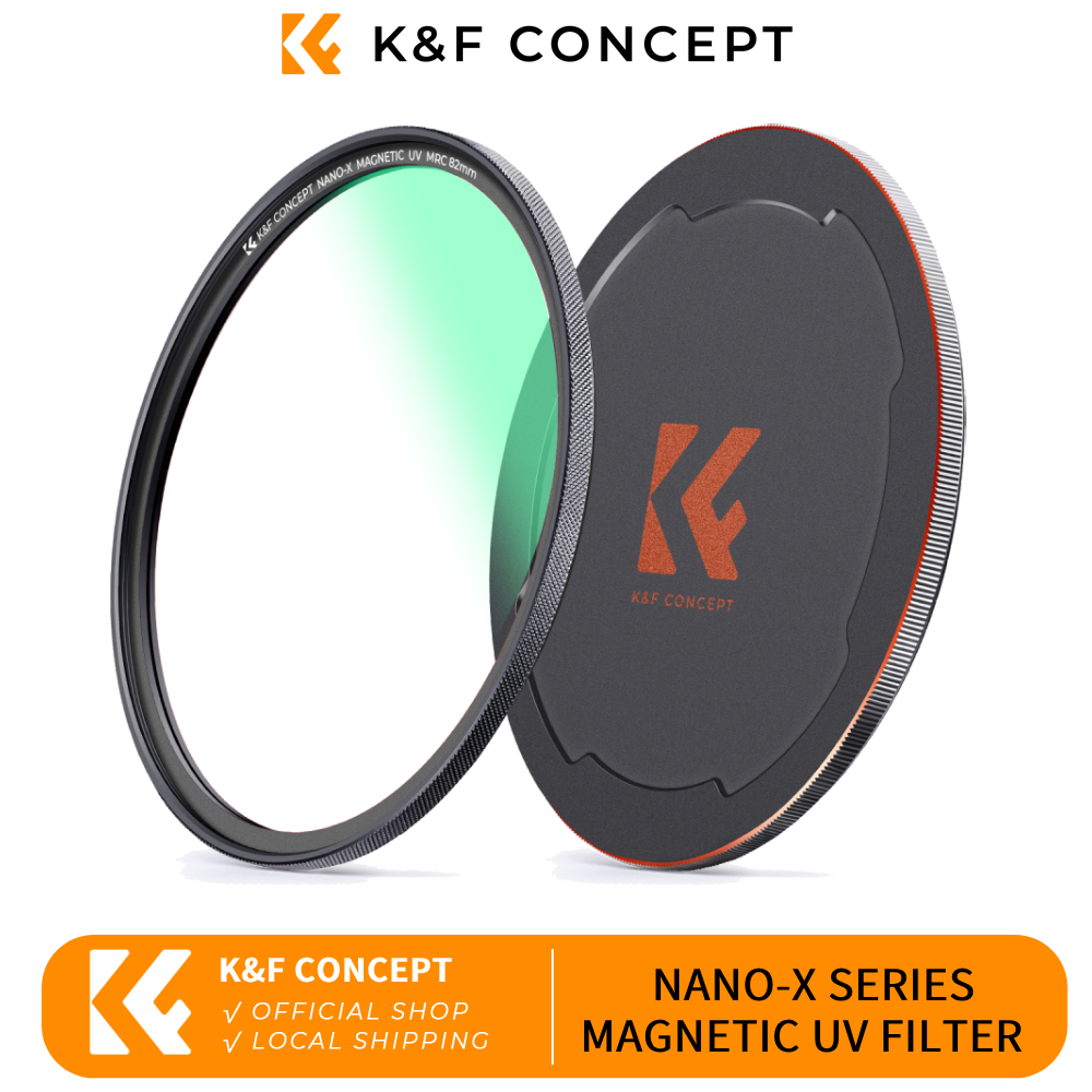 Bộ lọc MCUV từ tính khái niệm K & F Bộ lọc UV HD màng xanh chống phản xạ chống trầy xước chống nước với vỏ kim loại từ tính Bộ lọc sê-ri NANO-X