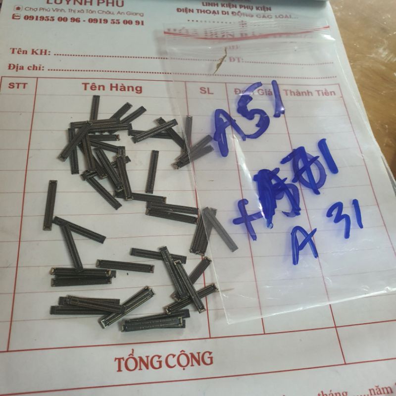 Socket main samsung a31 a51 a71 a70 a21s note 10 lite 78 chân zin