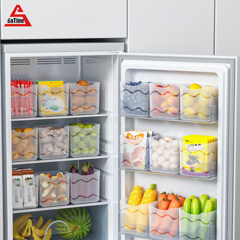 Refrigerator side door storage box, side storage, sorting and organizing, divine tool, inner side preservation, food grade box, kitchen
