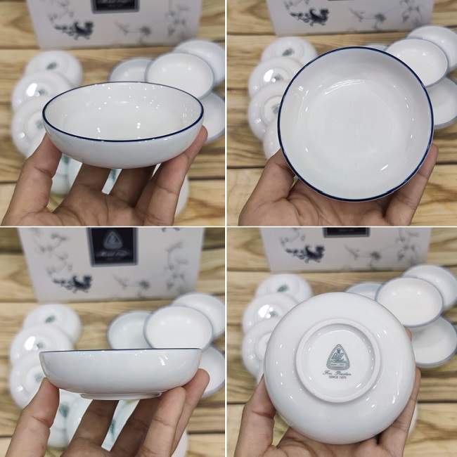 chén nước chấm sứ Minh Long - chén nước chấm sứ