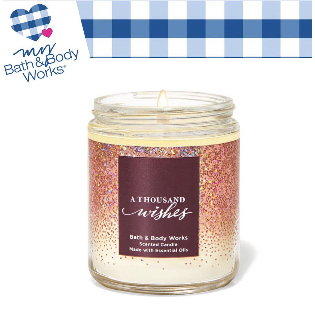 [Đủ Mùi 198g] Nến Thơm 1 Bấc Bath And Body Works Scented Candle
