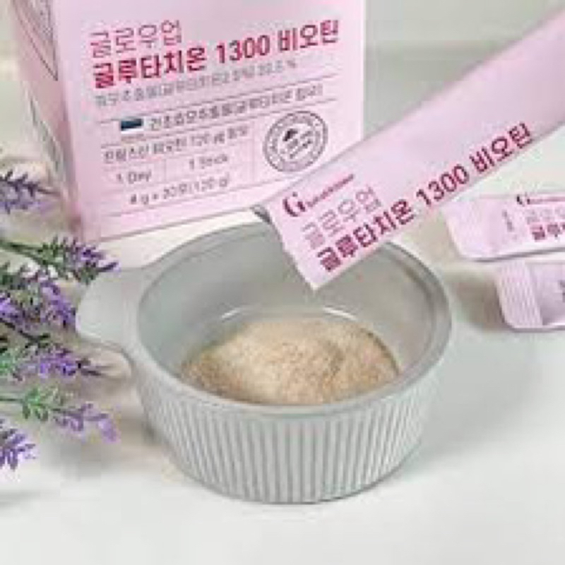 bột uống trắng da glutathione 1300mg Glutathione 1300mg Bột truyền trắng chống nắng nội sinh