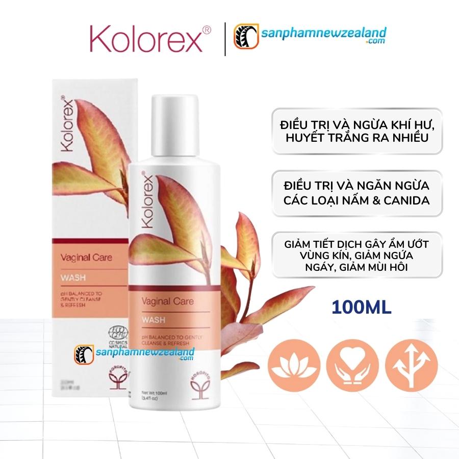 (Mẫu mới) Dung Dịch Vệ Sinh Phụ Nữ Kolorex Intimate Wash 100ml