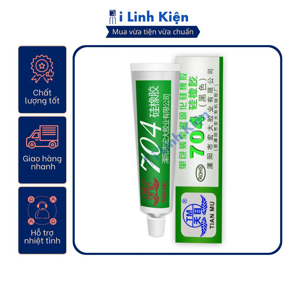 Keo 704 keo phủ mạch điện tử cách điện chịu nhiệt chống ẩm, bảo vệ bo mạch.