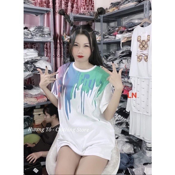 Áo phông vòng cổ nhiều màu LN12