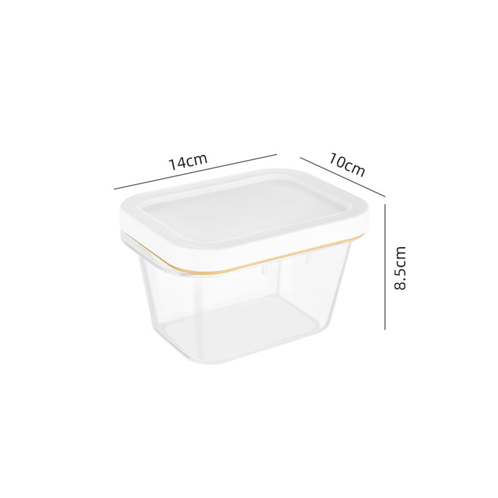 Fridge Cheese Storage Rectangular Plastic Container Lid-covered Storage Container Rectangular Cheese Keeper Plastic Butter Box