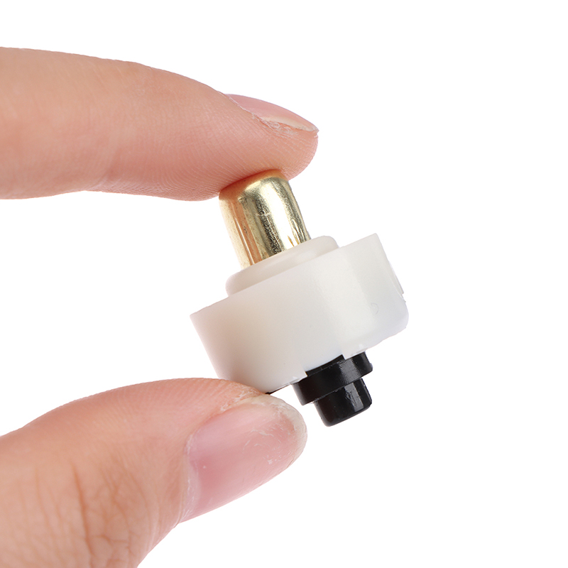 Fulai 2Pcs 17mm LED Flashlight Push Button Switch ON OFF Electric Torch Tail Switch