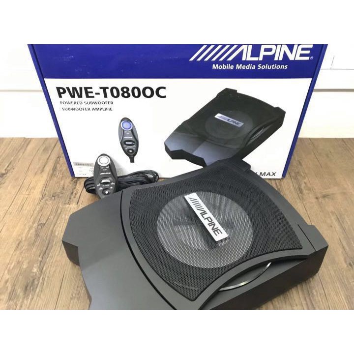 Alpine SWE 1080 20cm Subwoofer with 160W Amplifier | eBay