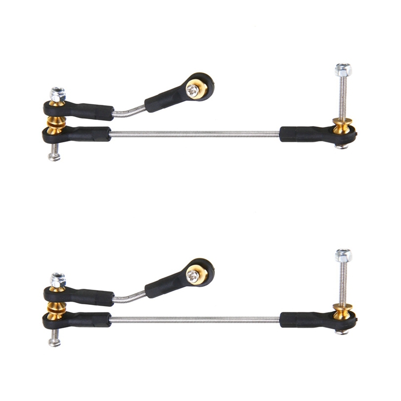 2 set steering link set rc car steering link set rc car spare parts steering link set servo link rod steering linkage for wpl c14 c24 c34 b1 b14 b24 b16 b36 1/16 rc car spare parts