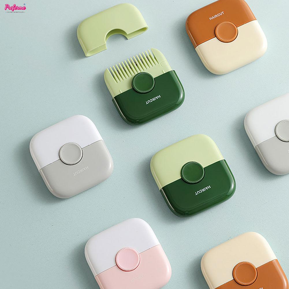 Preferme 2-In-1 Multi-Functional Hair Trimmer Comb Bangs Split Ends Cutter for Girls Professional Trimmer Haircutting Tools for Thin Hair.