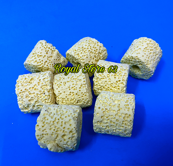 Sứ lọc vật liệu lọc cho bể cá cảnh (Sứ bi vàng) (1kg)