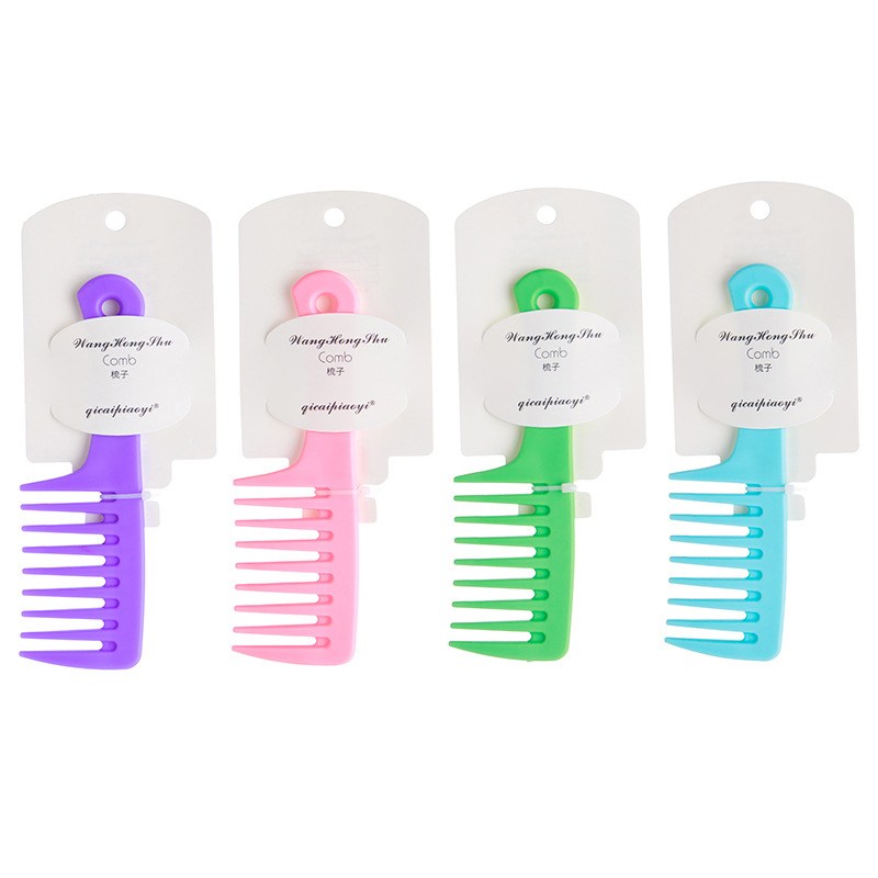 💖【New Production】 Lớn/rộng-răng Xoăn Tóc Lược nữ mịn Tóc Lược Công cụ tạo kiểu tóc