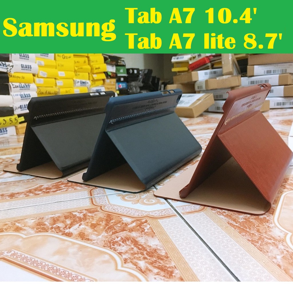 Bao da samsung tab a7 10.4 t500/t505 / tab a7 lite 8.7inch t220 t225bao da kaku cao cấp