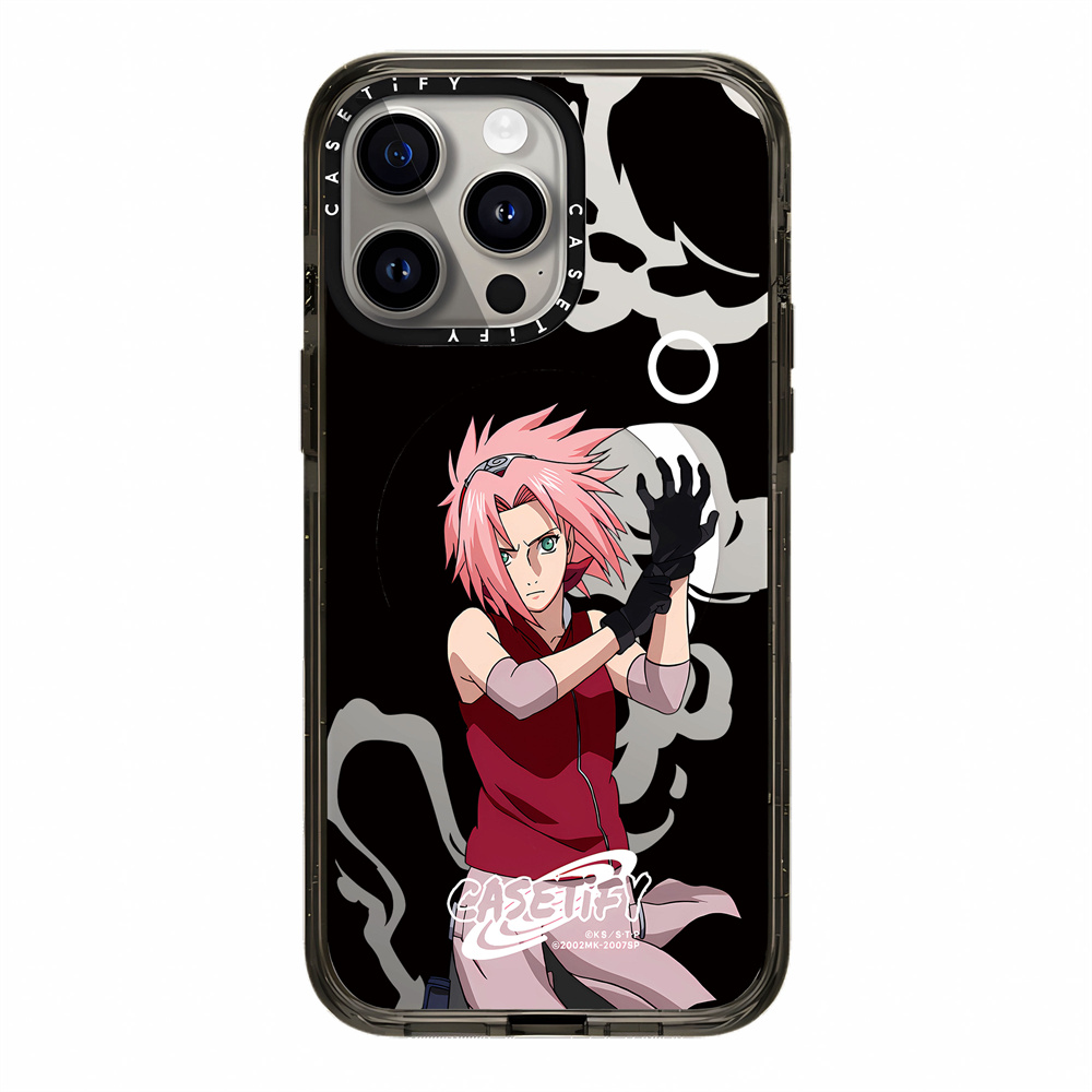 CASETiFY NARUTO Magsafe Black Phone Case iPhone 15 Pro Max Strong