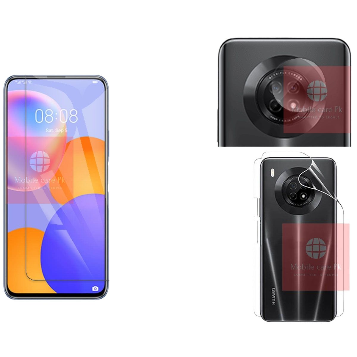 Huawei%20Y9A%20Glass%20Protector%20Polish%20Screen%20Tempered%20+%20Back%20Protector%20Jelly%20Skin%20sheet%20+%20Back%20Camera%20Protector%20Flexible%20Glass%20For%20Huawei%20Y9A%20-%20Image%202