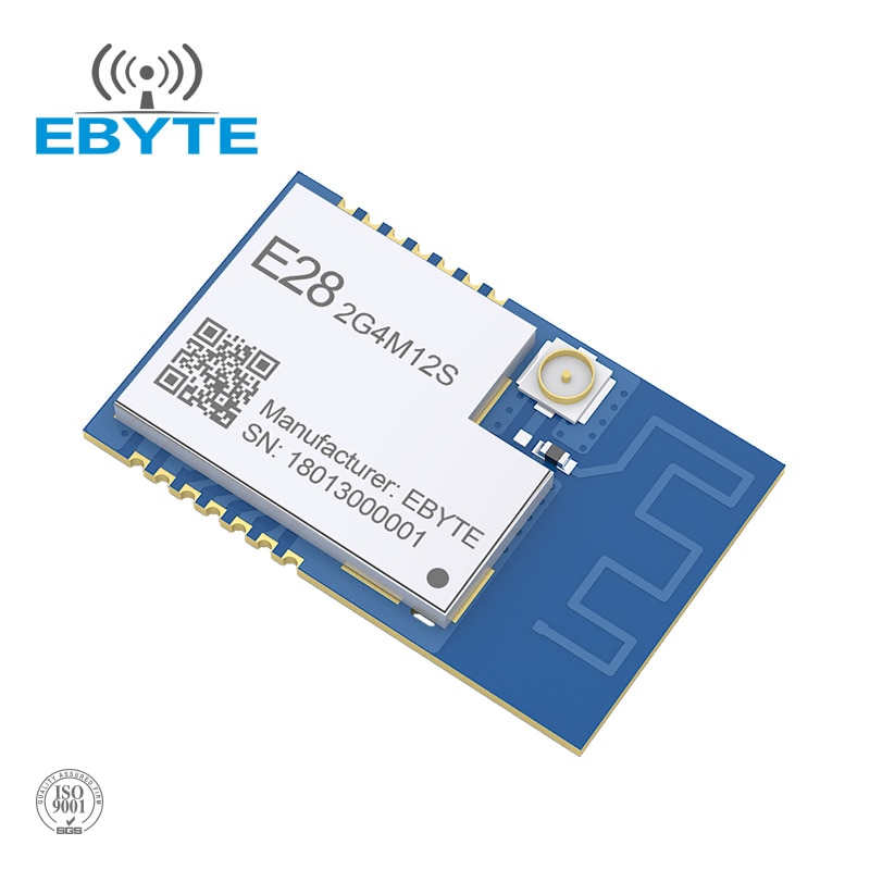 SX1280 LoRa Wireless Bluetooth Module 2.4GHz Long Range EBYTE E28-2G4M12S FLRC GFSK Low Power Consumption IPEX PCB Antenna