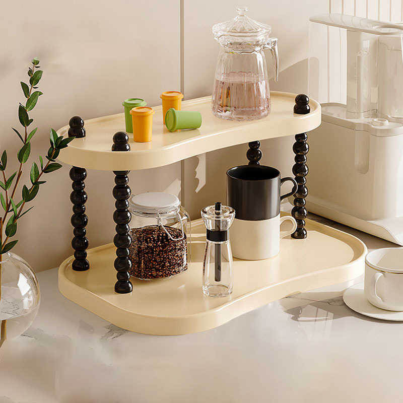 KS Kệ nhiều lớp, thanh nước để bàn, cốc, cốc cà phê, tách trà, tổ chức đa năng Retro sáng tạo, cốc lưu trữ