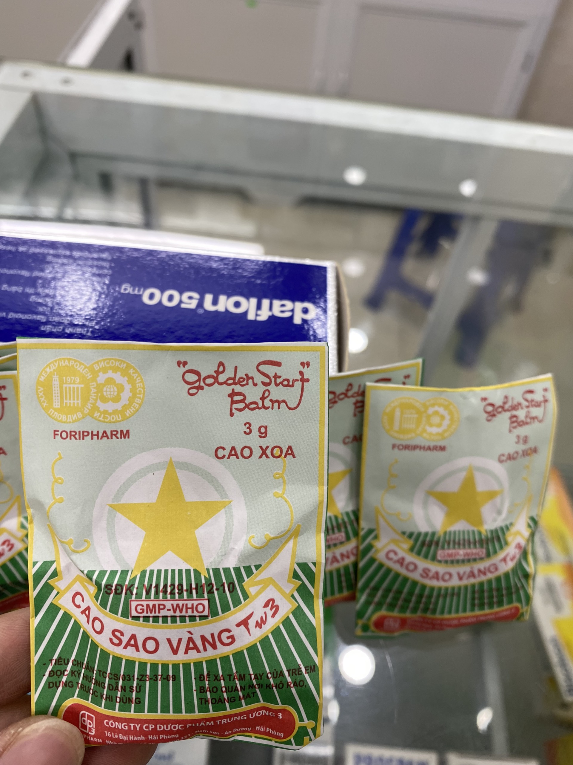 Cao sao vàng (chính hãng) Công ty cổ phần dược phẩm TW3 - 3g