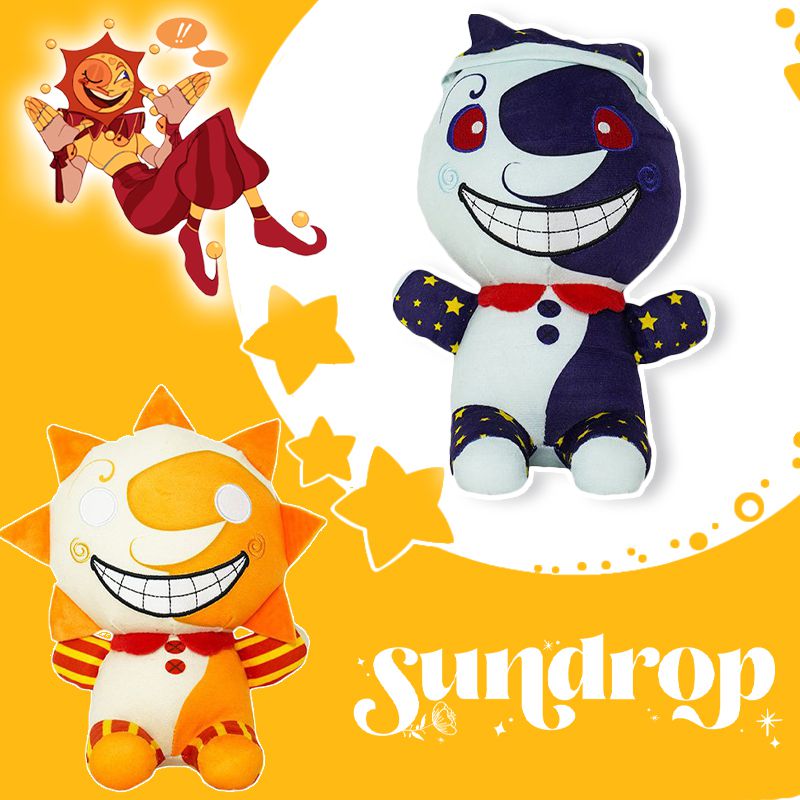 New Sundrop Moondrop FNAF Plush Toys Daycare Attendant Five Nights