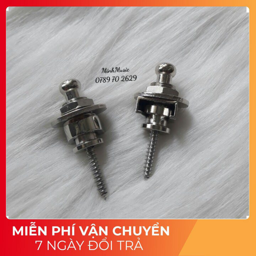 Strap lock gắn đàn guitar giữ dây đeo khi biểu diễn