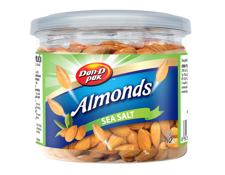 Hạnh Nhân Muối Nhập Khẩu Dan D Pak I Almonds Salted I 170g