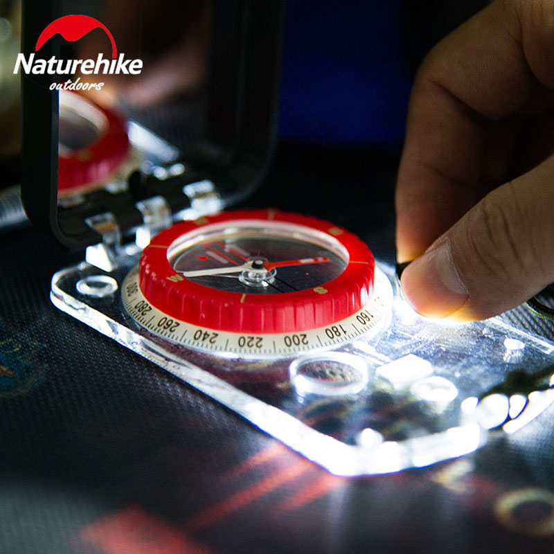 【The Timber Loft】NatureHike Luminous Compass With Mirror LED Light ...