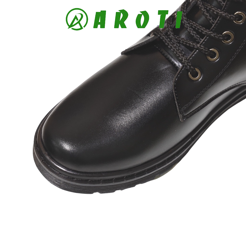 Giày combat boots nam cao cổ, đế khâu chắc chắn-mã m355- Giày Lười Nam AROTI