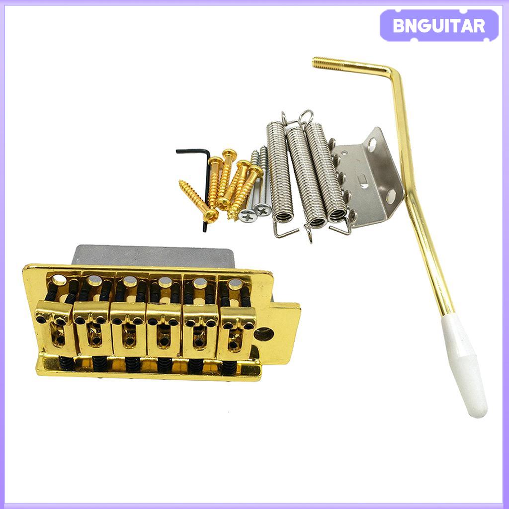 BNGUITAR 6 Strings Guitar Bridge for ST Guitar Standard Set Parts Replacement Durable