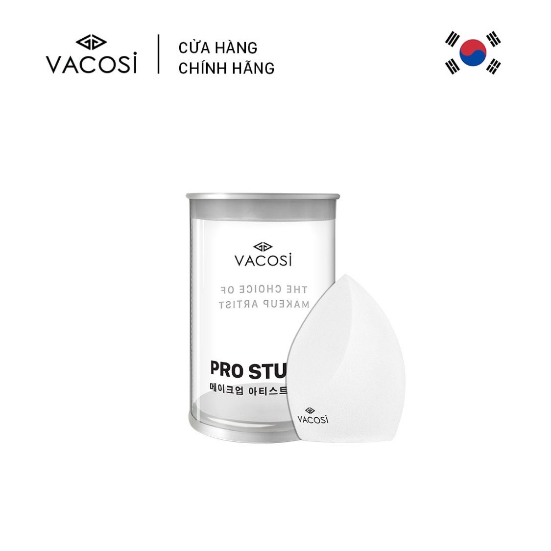 Bông giọt nước vạt xéo pro Vacosi (Hộp 1 cái)