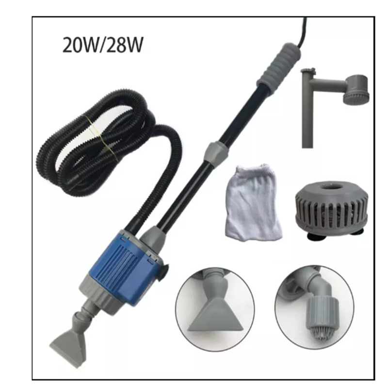 20W 28W Automatic Aquarium Water Changer Pump for Fish Tank Gravel Cleaner  Cleaning Tool Sand Washer Filter Siphon 110v 220v