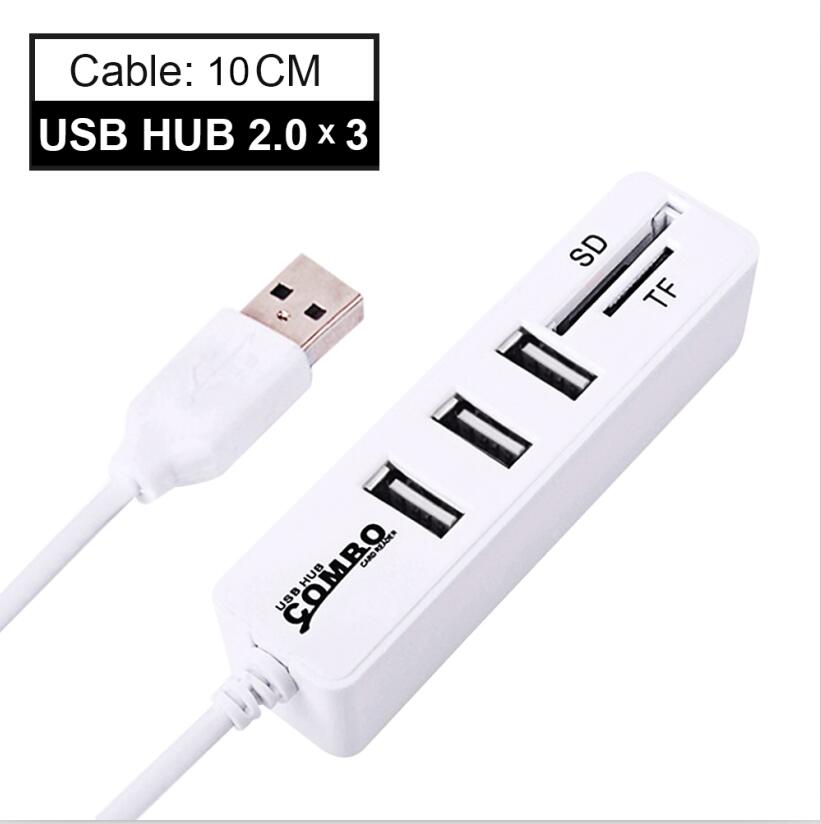 【The Timber Loft】CHIPAL USB Hub Combo 3 Ports USB 2.0 Hub High Speed ...