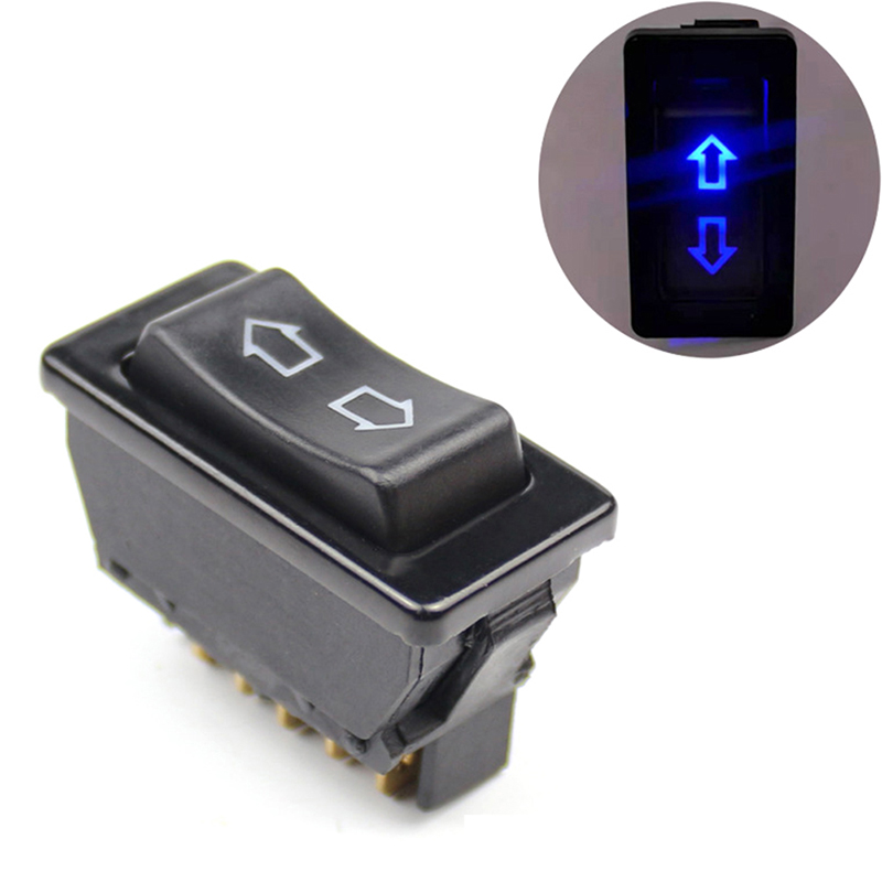 12v 20a 2 Way Momentary Electric Window Aerial Up Down Rocker Switch ...