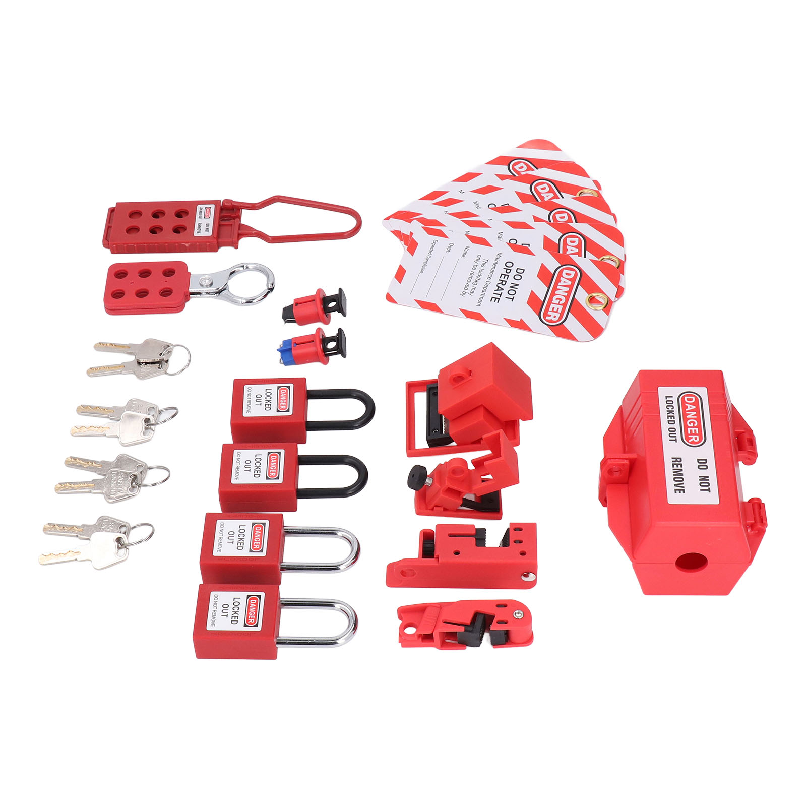 Lockout Tagout Kit Multifunctional Lockout Tag for Electrical Equipment