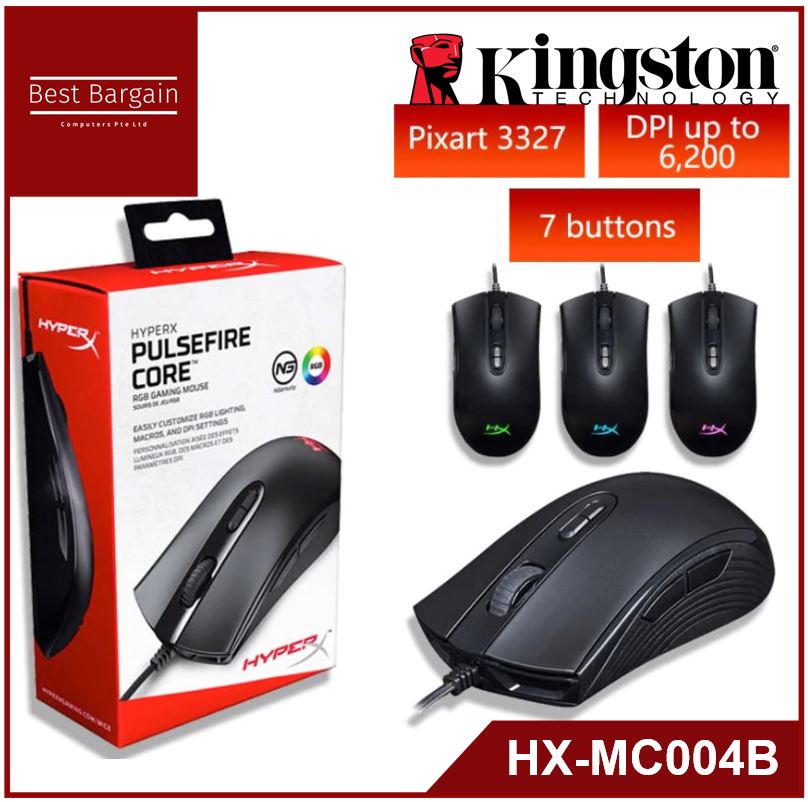 kingston hyperx pulsefire core rgb