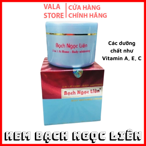Kem dưỡng trắng da toàn thân Bạch Ngọc Liên 2 In 1 tại nhà siêu trắng