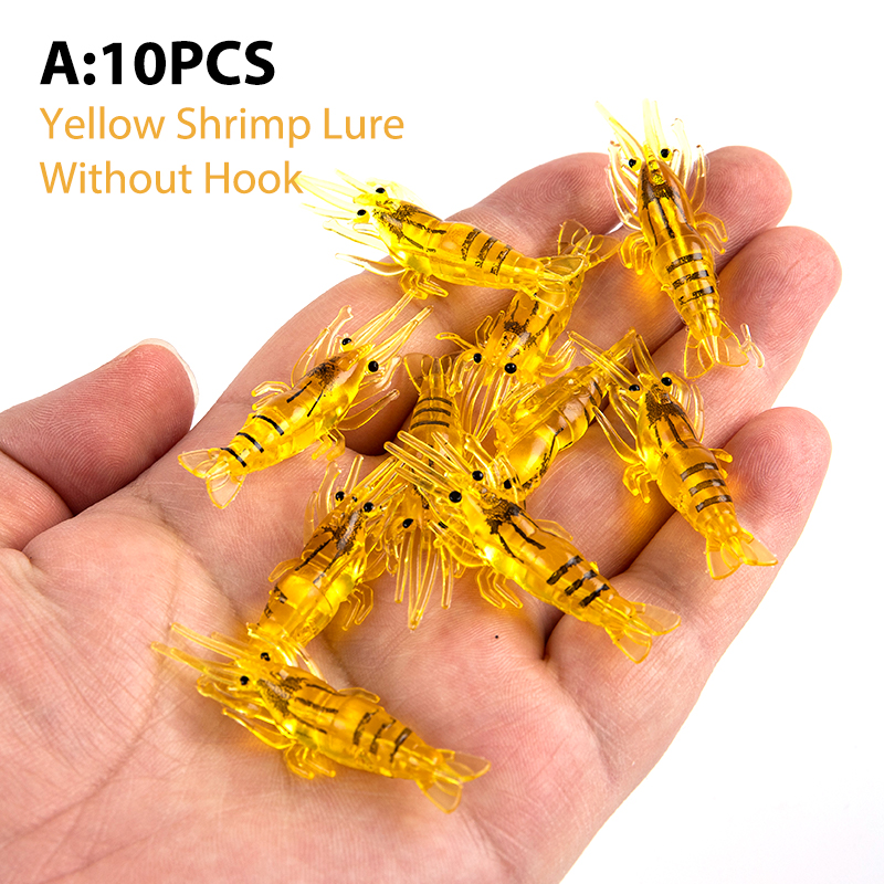 10Pcs%204cm%20Artificial%20Soft%20Shrimp%20Lure%20Worm%20For%20Fishing%20Bait%20Hook%20Crankbait%20Lures%20ZHIXING%20-%20Image%204