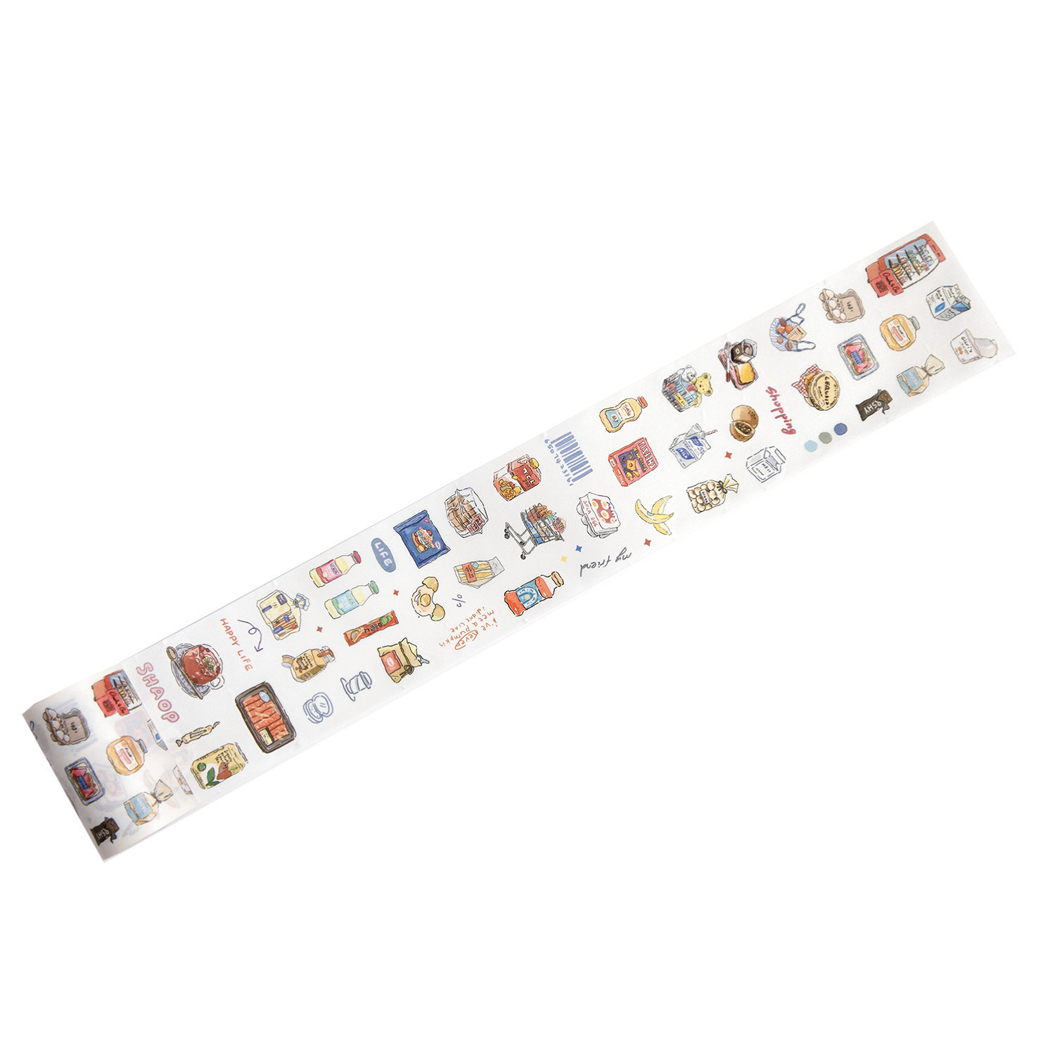 Die-Cut Washi Tape Mini Life for Scrapbook Decor & Reusable Journal for ...