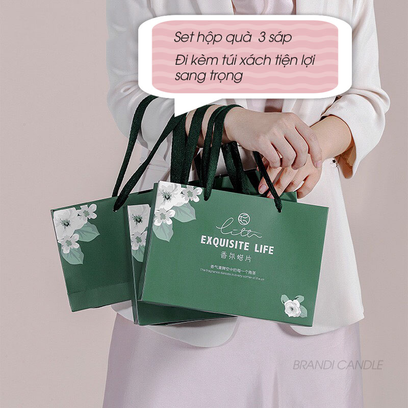 Set Sáp Thơm 3 Món Kèm Túi Xách Lịch Sự